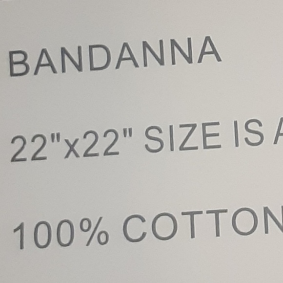 Bandanna Head Wraps (Lot of 3) - New/Sealed - Picture 6 of 6